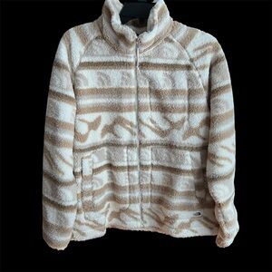 The North Face Women's sherpa  Jacket - Cream and Tan